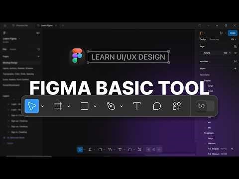 Figma Toolbar & Basic Tools Explained for Beginners (Step-by-Step Tutorial)