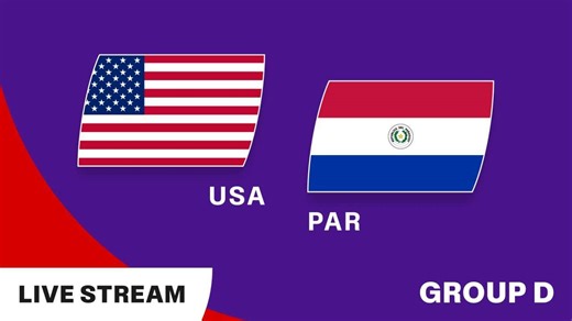 FIFA World Cup 2026: USA v Paraguay: Group D: Live Stream