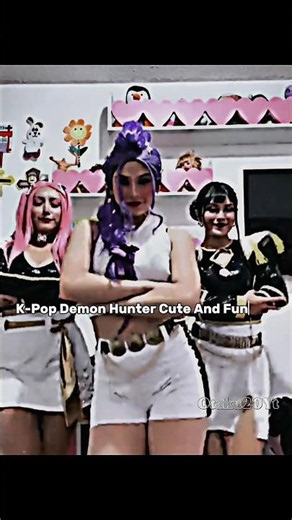 KPop Demon Hunters cute moments😂pt66 #kpdh #kpop #kpopdemonhunters #cosplay #jinu #rumi