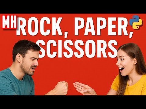 Python for Beginners #3 : Let's create Rock, Paper, Scissors