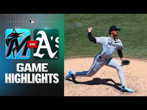 Marlins vs. Athletics Game Highlights (7/5/26) | MLB Highlights