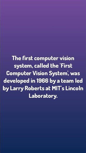 Daily Debug. / The first computer vision system, called the 'First ...