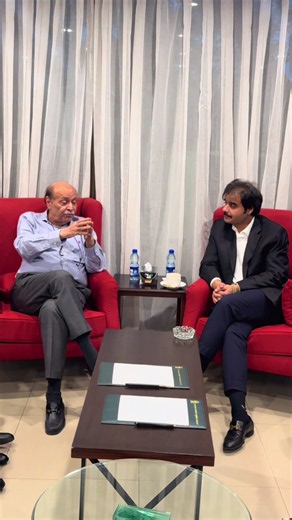 **LCCI President Mr. Ali Hussam Asghar exchanging views with former LCCI President Mr. Shahzad Ali Malik on strengthening Pakistan’s agriculture sector, enhancing rice and agri-exports, exploring new international markets and addressing key economic challenges to drive sustainable economic growth.** #PresidentLCCI #AliHussamAsghar #LCCI