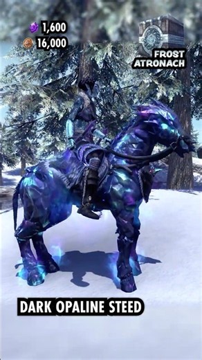 Dark Opaline Steed Radiant Apex Showcase | Frost Atronach - Elder Scrolls Online