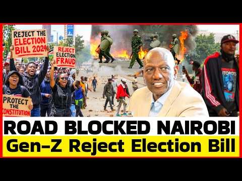 Enough is Enough! Ruto in Panic as Gen Z Protest & Reject Election Bill 2024- Ruto Kwisha