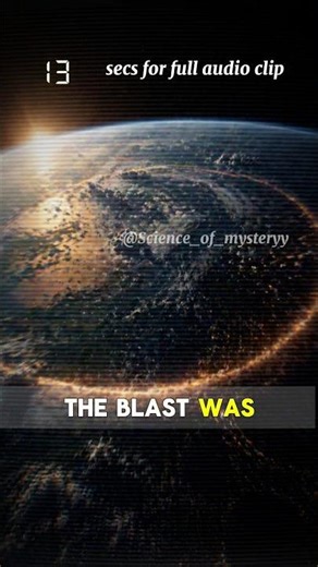 The Loudest Sound Ever Recorded #shorts #volcano #science