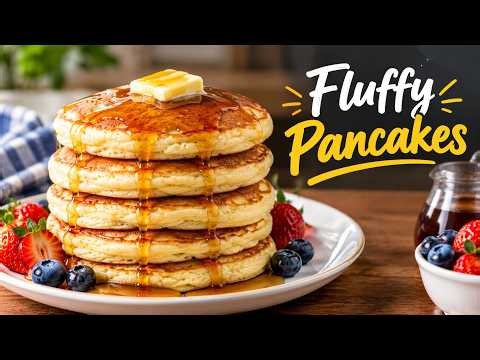 The Only Pancake Recipe You Will Ever Need! Soft, Light & Delicious