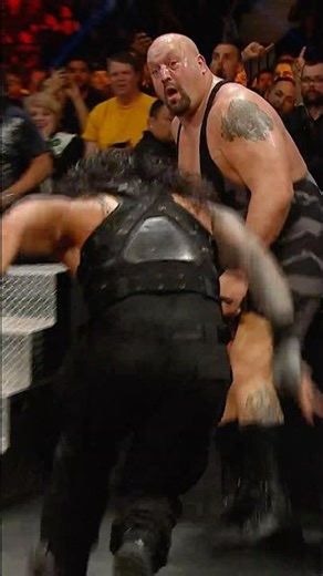 Roman Reigns Spears Big Show through the Barricade! 💪🏻💥