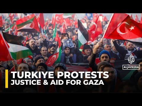 Thousands march in Istanbul to protest Israel’s genocide in Gaza, humanitarian crisis