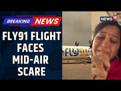 Passengers Pray And Cry After Fly91 Flight Faces Mid-Air Scare | Fly91 Flight Horror | News18
