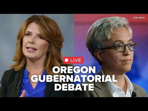 WATCH LIVE: Oregon governor debate | Tina Kotek and Christine Drazan face off