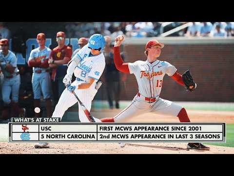 WINNER TO MCWS: North Carolina vs. USC highlights from super regionals Game 3
