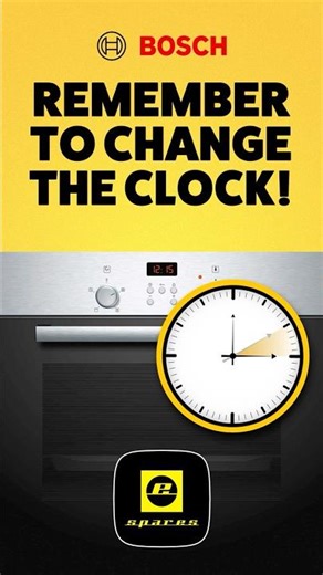 Bosch Oven Clock Set