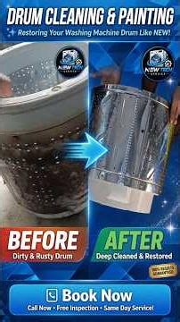LG Washing Machine Deep Cleaning Service Chennai | Drum Cleaning & Descaling 🔥 #Shorts