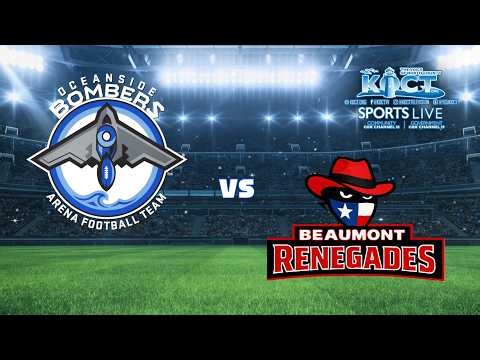 Arena Football at Frontwave - Oceanside Bombers vs Beaumont Renegades