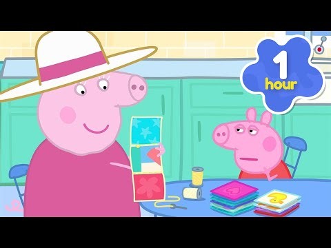 Peppa Learns How to SEW 🪡 The PATCHWORK Blanket 🧵 Peppa Pig Full Episodes | 1 Hour of Kids Cartoons