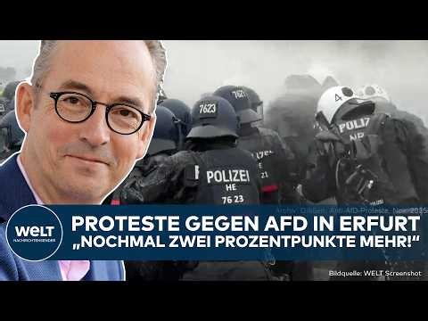 ERFURT: Eskalation am AfD-Parteitag? Fleischhauer knallhart! Steuerzahler finanziert Proteste mit