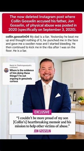 🚨 WAIT A MINUTE… COLLIN GOSSELIN ACCUSED HIS FATHER OF ABUSE TOO?! 😳 Is this real?