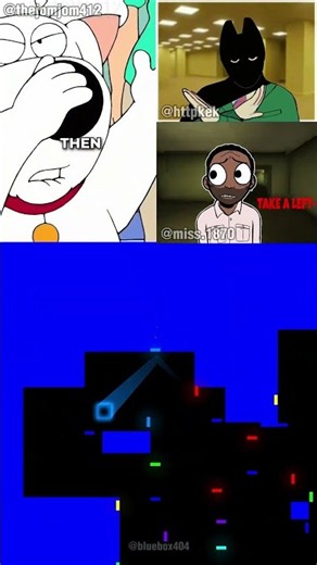 You're Walking Down The Hallway Meme 👈↔️👉 | Blue Bouncing Square