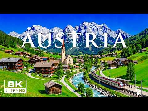 Austria 8K | Hallstatt, Austrian Alps & Most Beautiful Villages in Austria