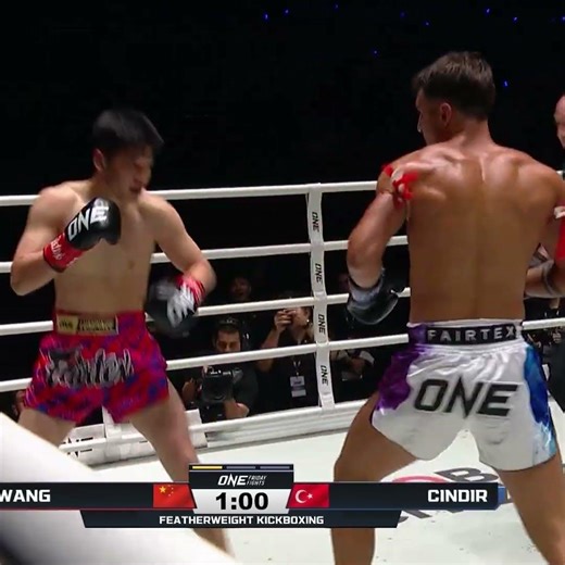 Wang Penghui EATS a jumping knee from Semih Sah Cindir 😵