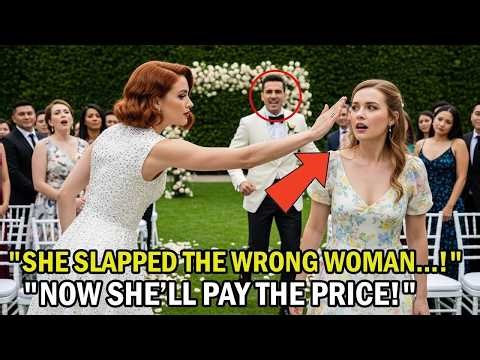 A Rich Girl Slapped a Simple Woman at the Wedding—Seconds Later, the Billionaire Groom Did the