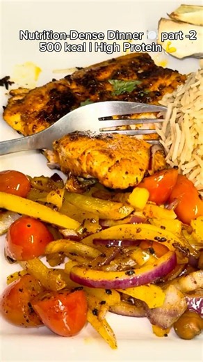 Salmon Healthy Weight Loss Dinner Recipe | Part 2 | 500 kcal | Food ASMR