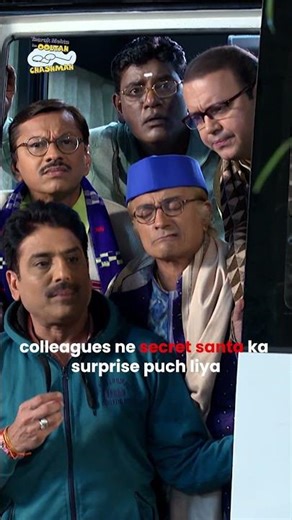 secret santa ka surprise! #tmkoc #relatable #trending #shorts #christmas #gift #friends