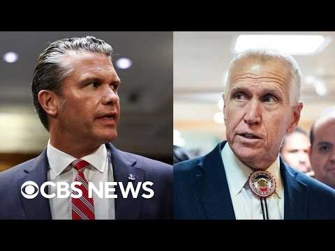 Tillis slams Hegseth's priorities, urges Trump to remove him as defense secretary