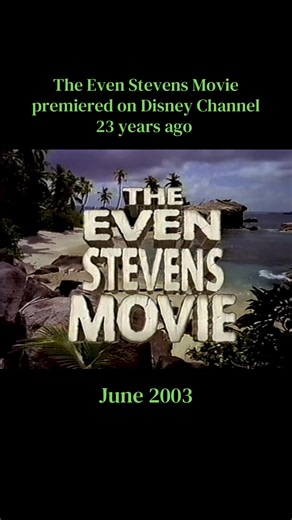 The Even Stevens Movie premiered on Disney Channel 23 years ago June 2003 #disneycommercials #nostalgia #disneychannel #olddisney #dcom