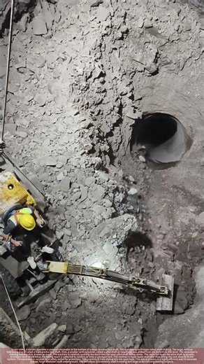 Efficient Shaft Sinking: Using a Pilot Hole for Mucking