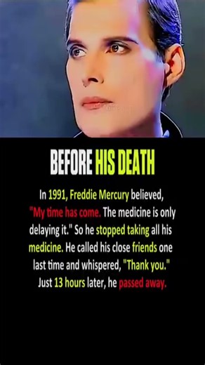 Freddie Mercury's Final Days Were Heartbreaking 💔#shorts