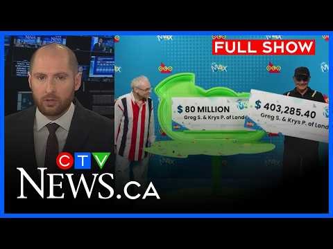 Two London friends win $80M jackpot | CTV News London at 6, Thurs. Apr. 23, 2026