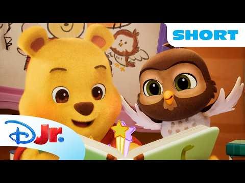 Pooh Bear Brings Books for His Playdate with Owl! 🦉📖 | Playdate with Winnie the Pooh | Disney Jr.