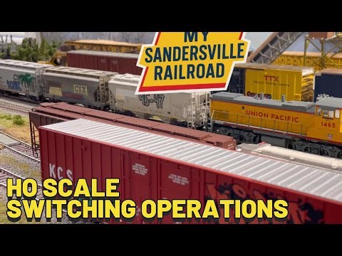 Local Switching Operations ~ HO Scale ~ Switching Layout