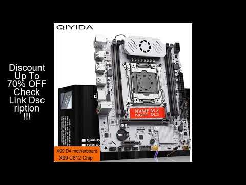 QIYIDA X99 motherboard D4 TPM2.0 LGA 2011 3 with M.2 slot Support X99 C612chip DDR4 Memory SATA3.0 U