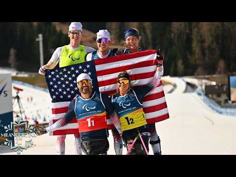 Adicoff's heroic anchor leg delivers USA XC relay squad repeat Paralympic gold | NBC Sports
