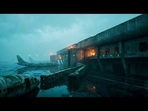 The Airport - Post Apocalyptic Dark Ambient Journey — Abandoned Rainy Dystopian Ambience