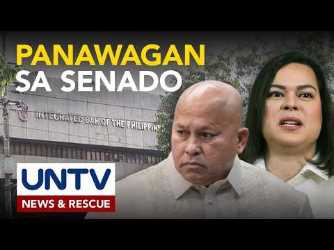 Integrated Bar of the Philippines, may panawagan sa Senado