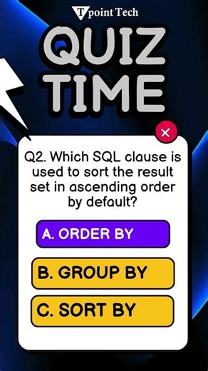 MySQL MCQs | MySQL Practice Questions & Answers | Tpoint Tech