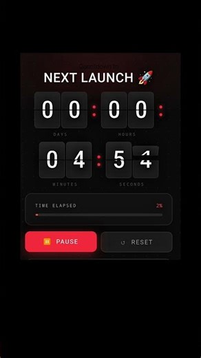 Countdown Timer ⏱ #shorts #webdevelopment
