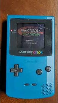 Batman Beyond Return of the Joker Start Screen #batman #batmanbeyond #gameboycolor
