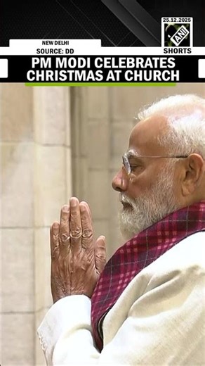 Watch! PM Modi offers prayers, celebrates Christmas at Cathedral Church of the Redemption in Delhi