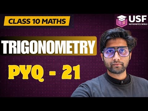 Class 10 Maths Chapter 8 Trigonometry PYQ Question 21