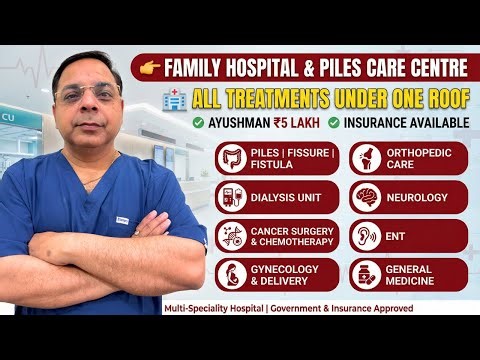 Family Hospital & Piles Care Centre | Ayushman Card & Insurance Available | Dr. Ved Prakash Mishra