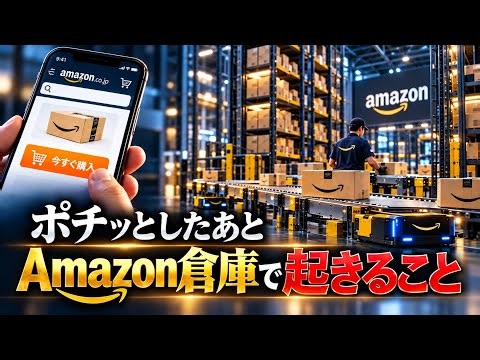 商品を購入した瞬間に動き出す巨大システム！出荷までわずか数分で駆け抜けるAmazon巨大拠点の秘密を3D徹底解剖