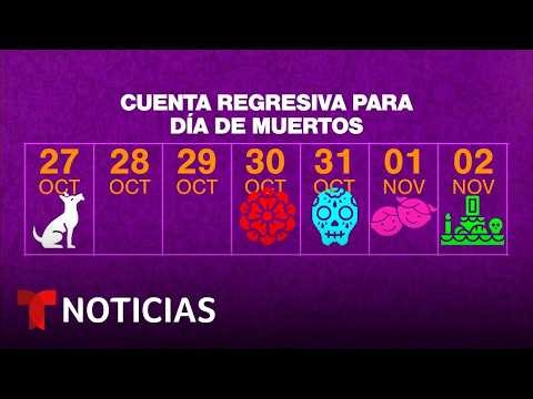 Las familias mexicanas inician la celebración del Día de Muertos | Noticias Telemundo