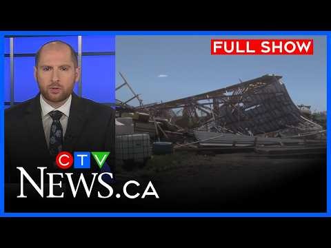 Extensive damage after storm hits north of London | CTV News London at 6, Mon. May 11, 2026