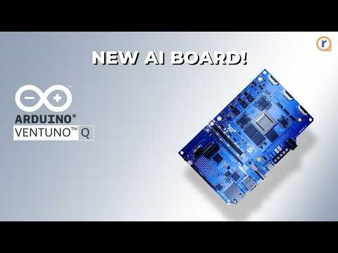 NEW AI board That Can Control Robots | Arduino VENTUNO Q