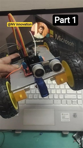 How to make Robot car using Ardiuno #shorts #arduino #robotics